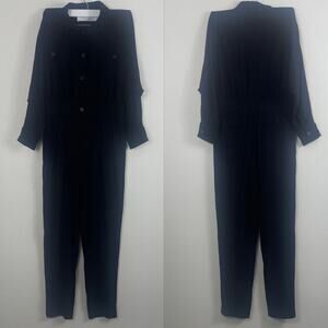 IRO mimolo black jumpsuit long sleeve size 36 or 4